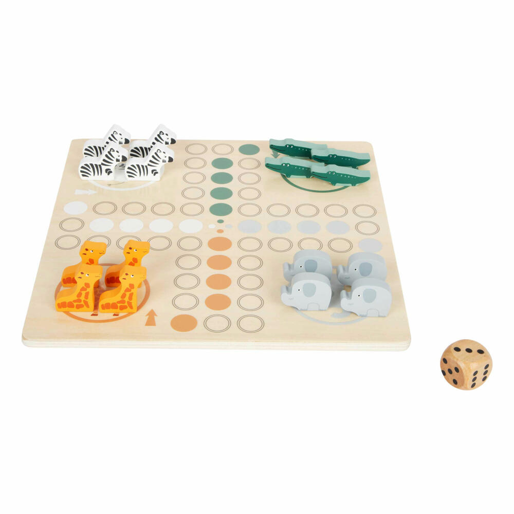 Legler Small Foot Ludo Safari, Spielzeug, ab 4 Jahre, 11697