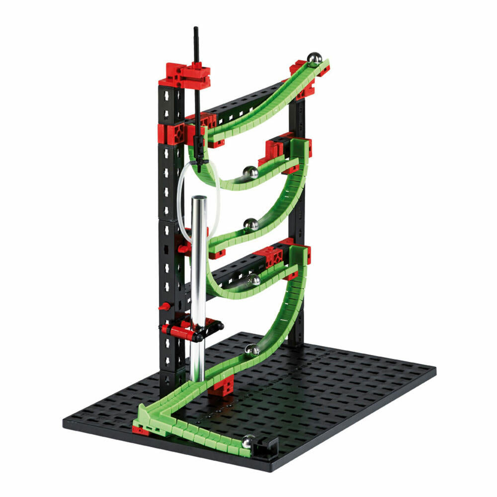 fischertechnik Profi Dynamic M, 550-tlg., Rolling Action, Kugelbahn, Motorikspielzeug, Baukasten, 533872