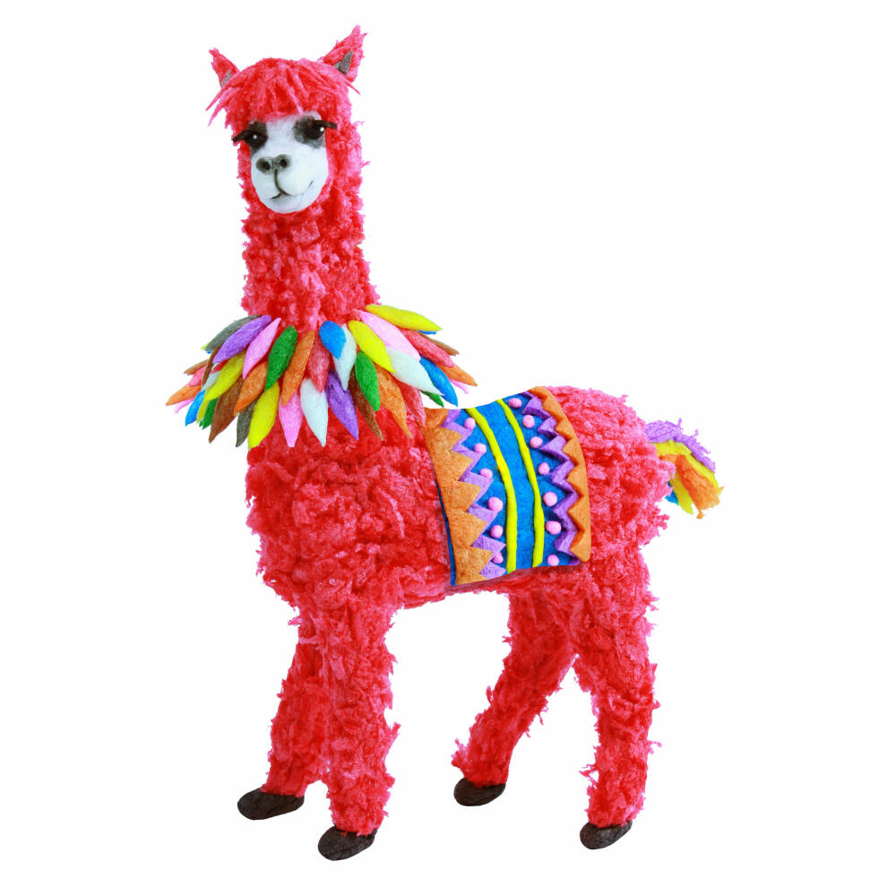 fischerTIP Alpaca, Kreativ- und Bastelmaterial ohne Klebstoff, Kinder Spielzeug, Malen, Schneiden, Pressen, Formen, Motorikspielzeug, 548968