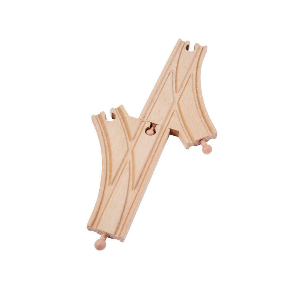 Eichhorn Railway Switches, Railway Accessories, Wooden Railway, Supplement, Extension, Rails, 100006401