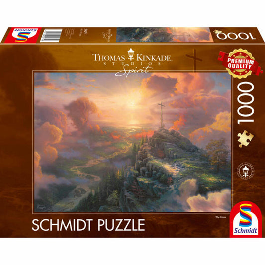 Schmidt Spiele Spirit Das Kreuz, Thomas Kinkade, Puzzle, Erwachsenenpuzzle, 1000 Teile, 59679