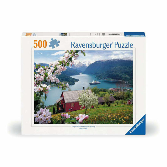 Ravensburger Puzzle Skandinavische Idylle, Erwachsenenpuzzle, 500 Teile, 12000208