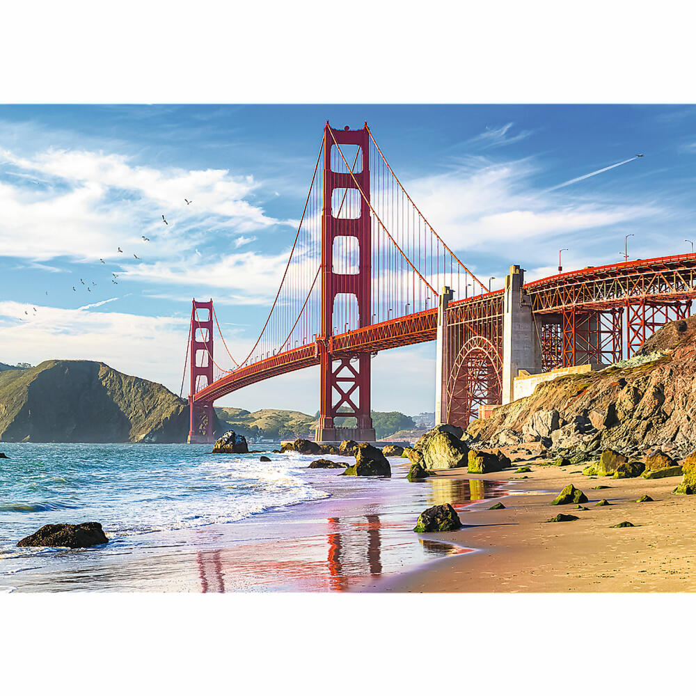 Trefl Puzzle Golden Gate Bridge, San Francisco, 1000 pieces, 68.3 x 48 cm, 10722
