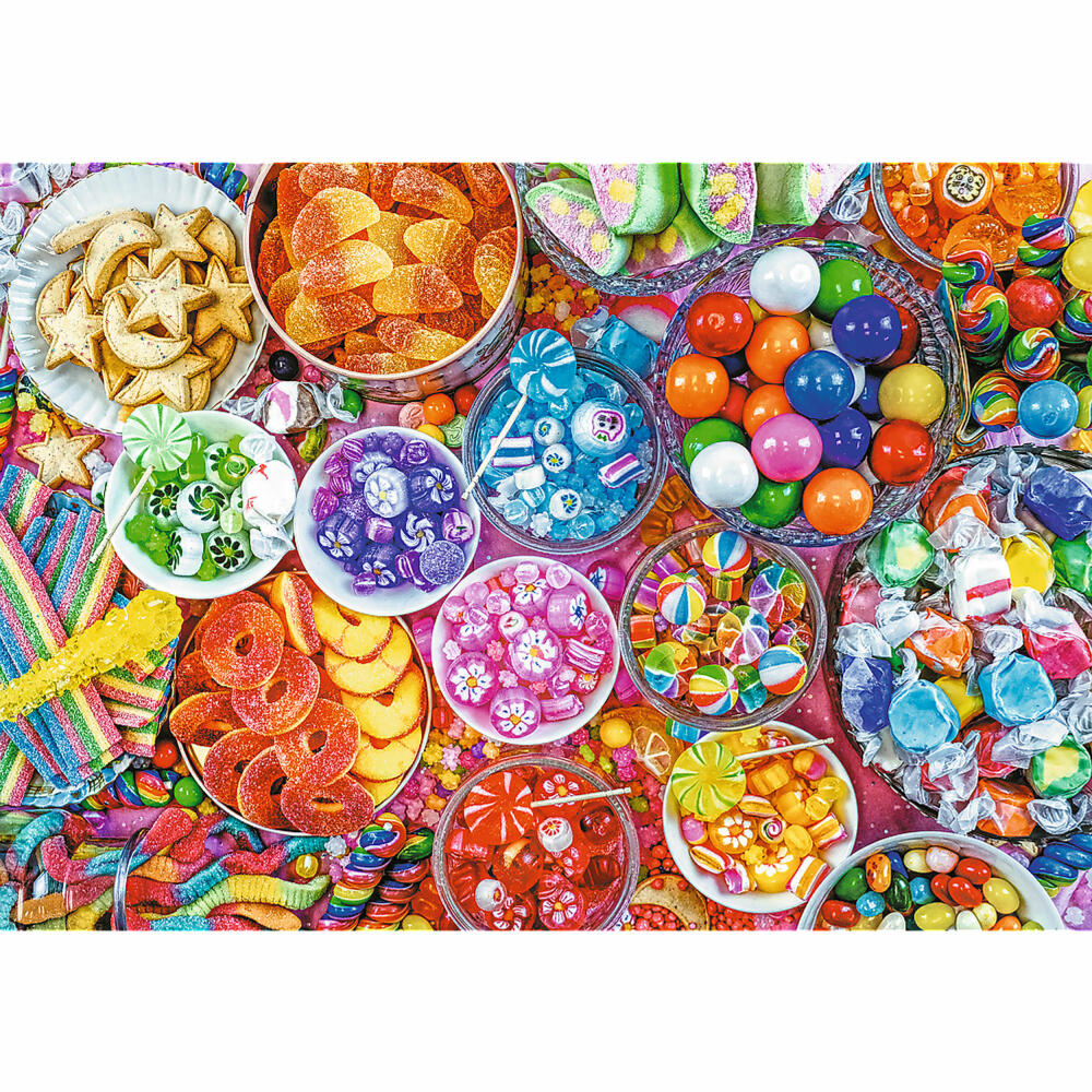 Trefl Puzzle Köstliche Süßigkeiten, 1000 Teile, 68.3 x 48 cm, 10713