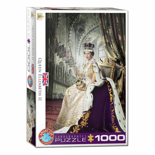 Eurographics Puzzle Queen Elizabeth II, 1000 pieces, 68 x 48 cm, 6000-0919