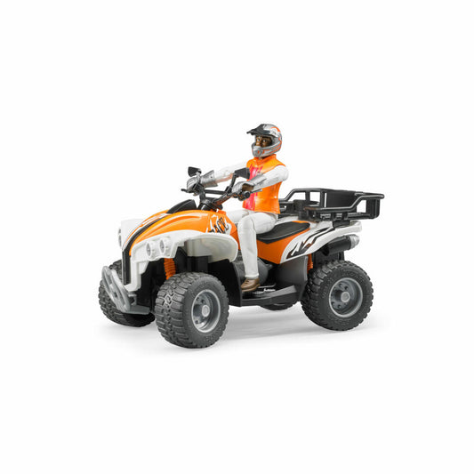 Bruder Freizeit Quad, mit Fahrer, Modellfahrzeug, Modell Fahrzeug, Spielzeug, 63000