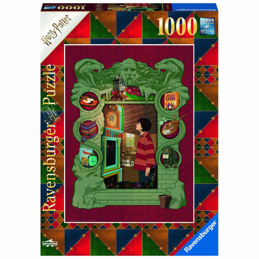 Ravensburger Puzzle Harry Potter at the Weasley Family, Adult Puzzle, Adult Puzzles, 1000 Pieces, 16516