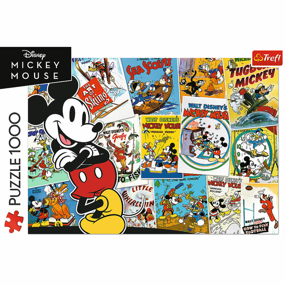 Trefl Puzzle Disney - Mickeys Welt, 1000 Teile, 68.3 x 48 cm, 10741
