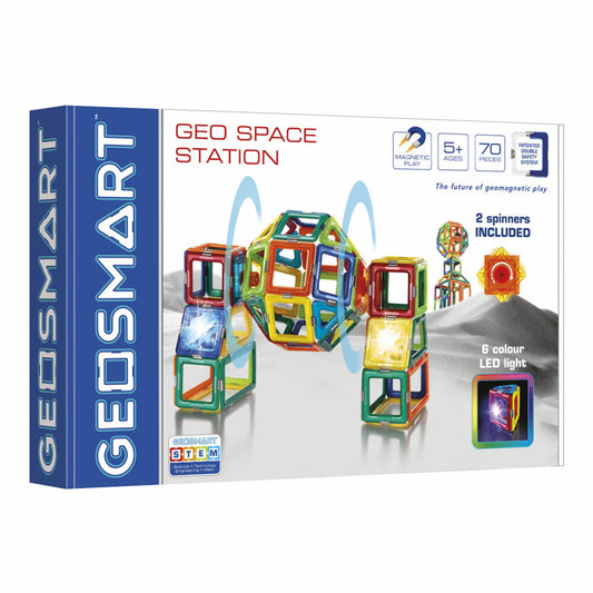 Smart Games Geosmart GeoSpace Station, Konstruktion, Baukausten, Kinder Spielzeug, ab 3 Jahren, GEO 401