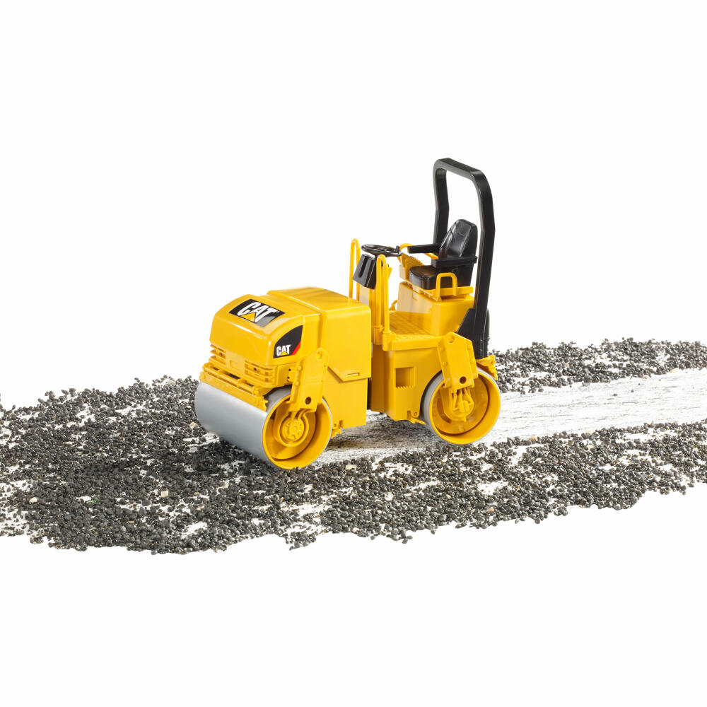 Bruder Construction Vehicles Cat Tandem Vibratory Roller, Roller, Model Vehicle, Model Vehicle, Toy, 02433