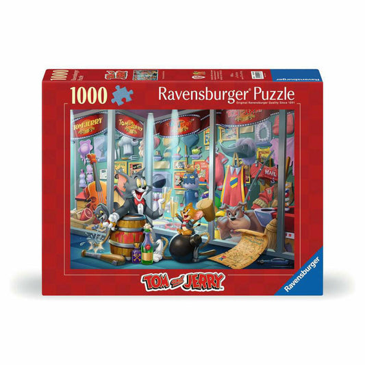 Ravensburger Puzzle Ruhmeshalle von Tom & Jerry, Erwachsenenpuzzle, 1000 Teile, 12000408