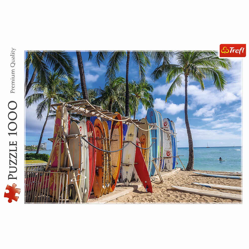 Trefl Puzzle Waikiki Beach, Hawaii, 1000 pieces, 68.3 x 48 cm, 10742