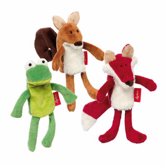 sigikid Fingerpuppenset Waldfreunde, 3-tlg., Fingerpuppe, Finger Puppe, Puppenspiel, Babyspielzeug, Baby Spielzeug, Polyester, 41564