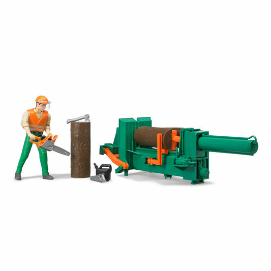 Bruder bworld Figurenset Forstwirtschaft, 12-tlg., Zubehör, Spielfigur, Modell, Spielzeug, 62650