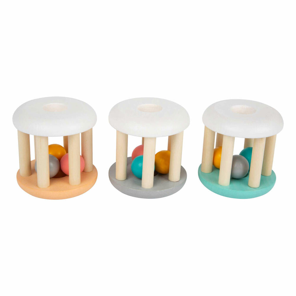 Legler Small Foot Babyrassel Pastell, Spielzeug, ab 0 Monate, 11712