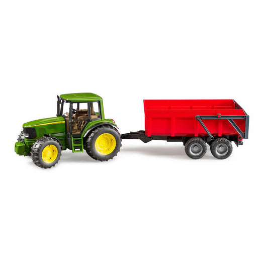 Bruder Forestry John Deere 6920, with tipping trailer, model vehicle, model vehicle, toy, 02057