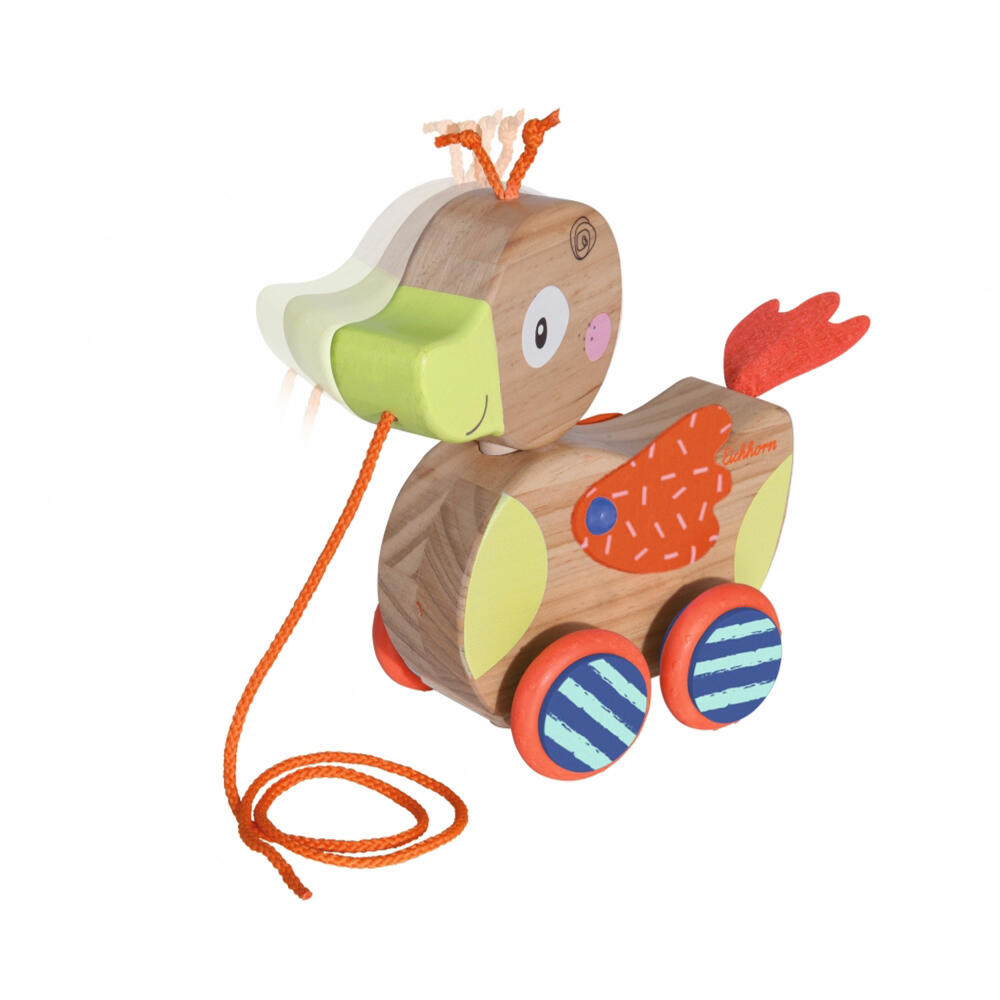 Eichhorn pull-along animal duck, pull-along toy, pull-along animal, pull-along duck, toy, 100005587