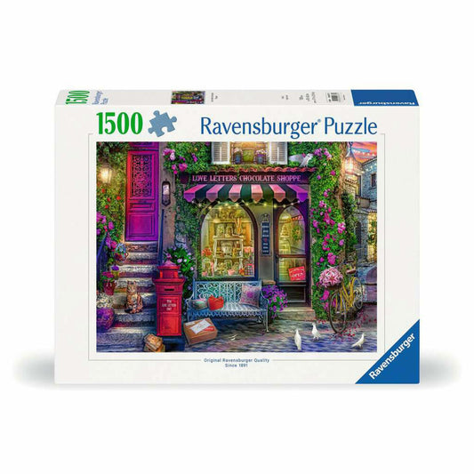 Ravensburger Puzzle Liebesbriefe und Schokolade, Erwachsenenpuzzle, 1500 Teile, 12000737