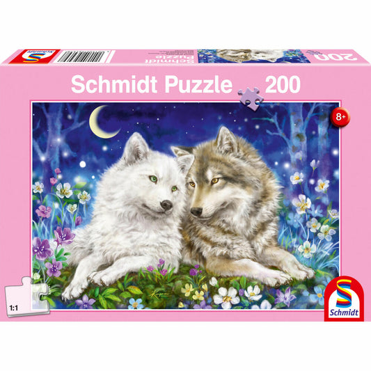 Schmidt Spiele Cuddly Wolf Friends, Puzzle, Children's Puzzle, Children, 200 Pieces, 56469