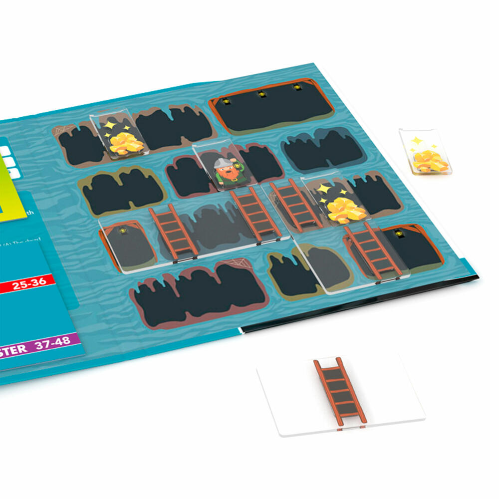 Smart Games Magnetische Reisespiele Gold Grube, Reisespiel, Kinderspiel, Kinder Spiel, ab 6 Jahren, SGT 280 DE-8
