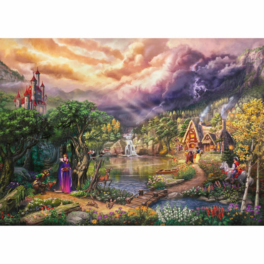 Schmidt Spiele Puzzle Disney Dreams Collection Snow White and the Queen, Erwachsenenpuzzle, Thomas Kinkade, 1000 Teile, 58037