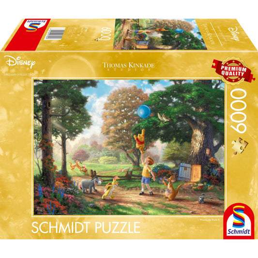 Schmidt Spiele Puzzle Disney Dreams Collection Winnie Pooh II, Thomas Kinkade, Adult Puzzle, 6000 Pieces, 57399