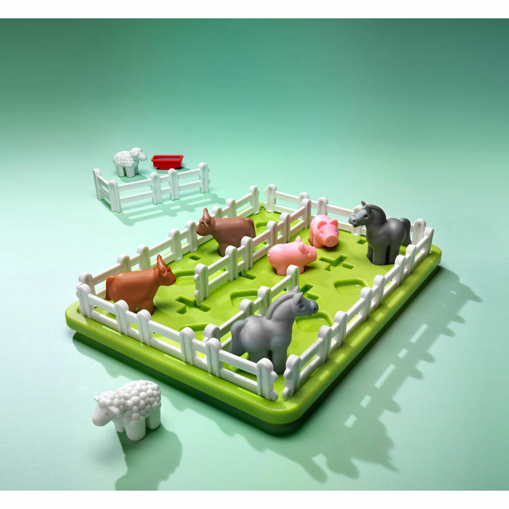Smart Games Solitaire Game Chaos on the Paddock, Thinking Game, Children's Game, Children's Game, from 6 years, SG 091 DE