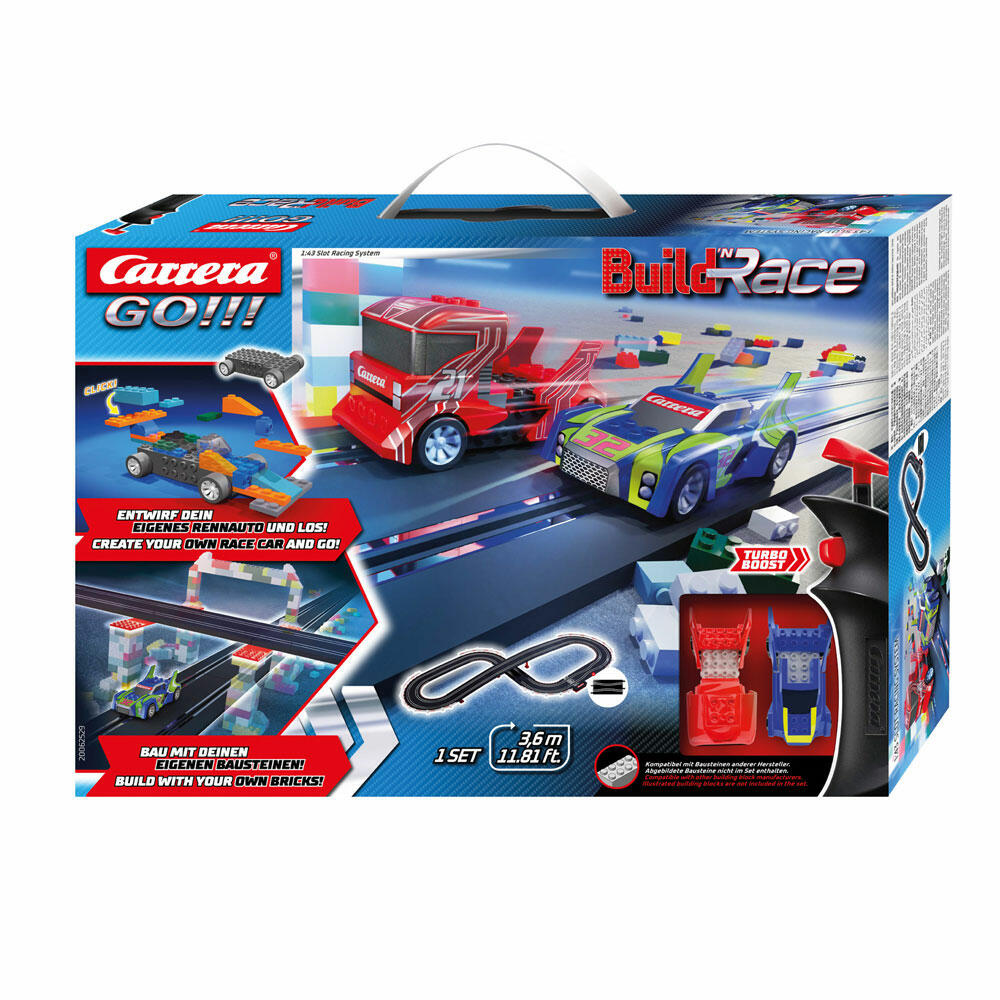 Carrera Build n Race Racing Set 3.6, race track, car, racing car, race track, GO Sets, 20062529