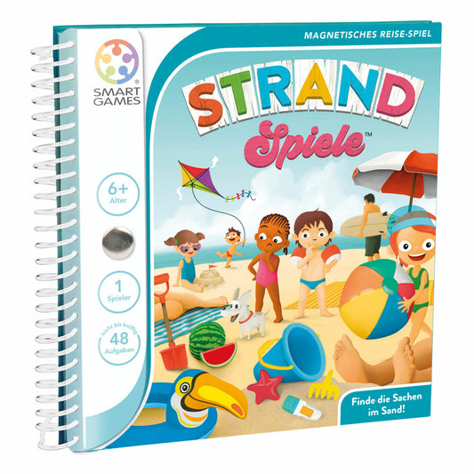Smart Games Magnetic Travel Games Beach Games, Travel Game, Children's Game, Children's Game, from 6 years, SGT 300 DE-8