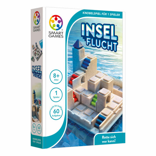 Smart Games logic game Island Escape, construction game, children's game, children's game, from 8 years, SG 442 DE