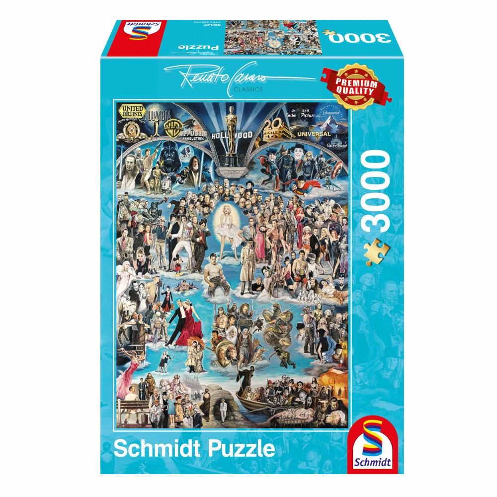 Schmidt Spiele Renato Casaro Hollywood XXL, 3000 pieces, adult puzzle, puzzle, jigsaw puzzle, 59347