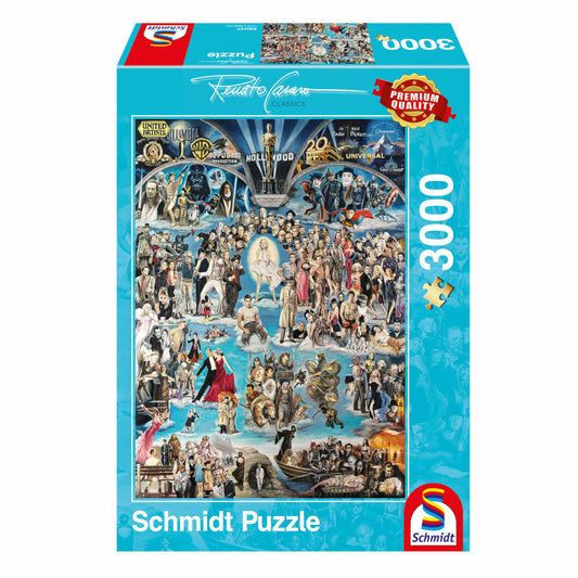 Schmidt Spiele Renato Casaro Hollywood XXL, 3000 pieces, adult puzzle, puzzle, jigsaw puzzle, 59347