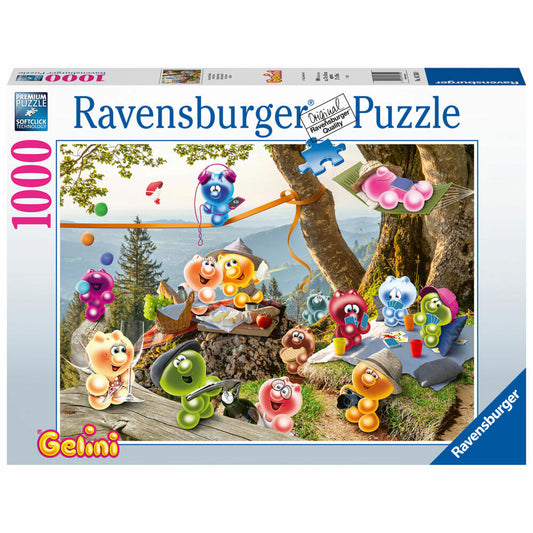 Ravensburger Puzzle Gelini: Off to the Picnic, Adult Puzzle, Adult Puzzles, 1000 Pieces, 16750