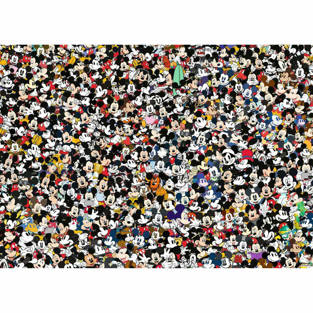 Ravensburger Puzzle Challenge Mickey, Erwachsenenpuzzle, 1000 Teile, 12000529