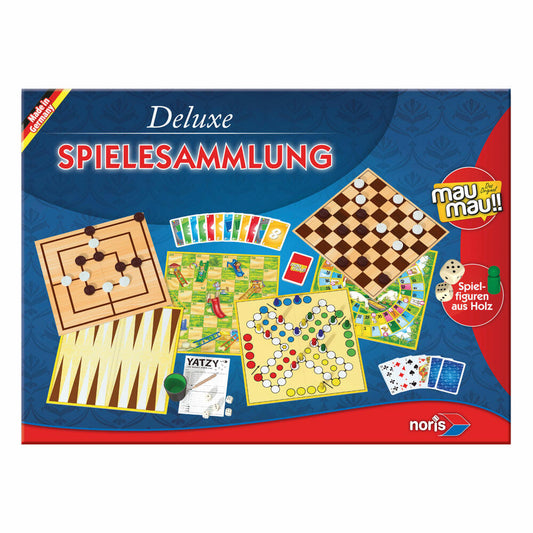 Noris Deluxe game collection, game box, board game, card game, dice game, game, 606111237
