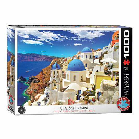 Eurographics Puzzle Oia on Santorini Greece, 1000 pieces, 68 x 48 cm, 6000-0944