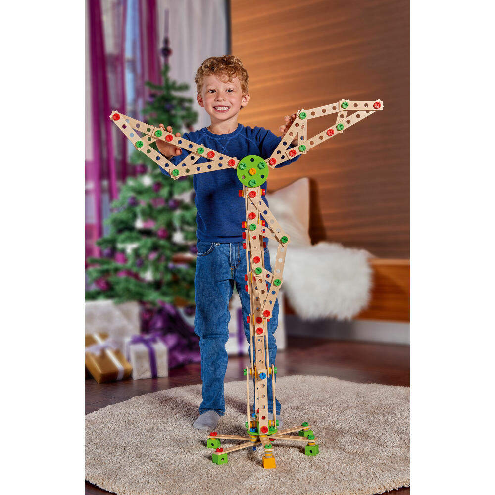 Eichhorn Constructor Windmill Set, 300 pcs., Construction Kit, Building Set, Construction Kit, Children's Toy, Wood, 100039046