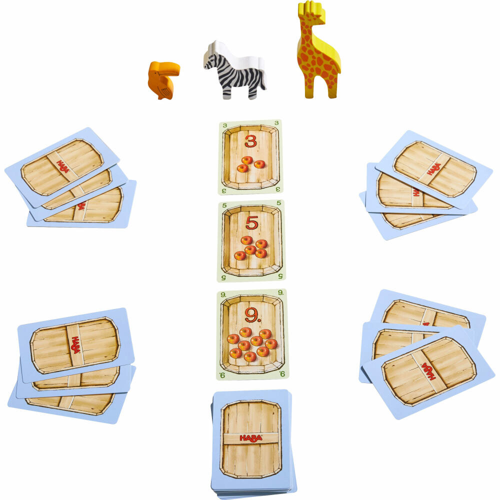 HABA Mein erster Lernspielzoo, 10 Lernspiele, Lernspielzeug, Holzspielzeug, ab 3 Jahren, 305173