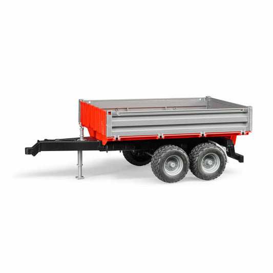 Bruder Agriculture Side Wall Trailer, Tractor Trailer, Model Vehicle, Model Vehicle, Toy, Accessories, 02019