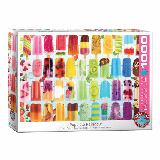 Eurographics Puzzle Ice Cream on a Stick Rainbow, 1000 pieces, 68 x 48 cm, 6000-5622