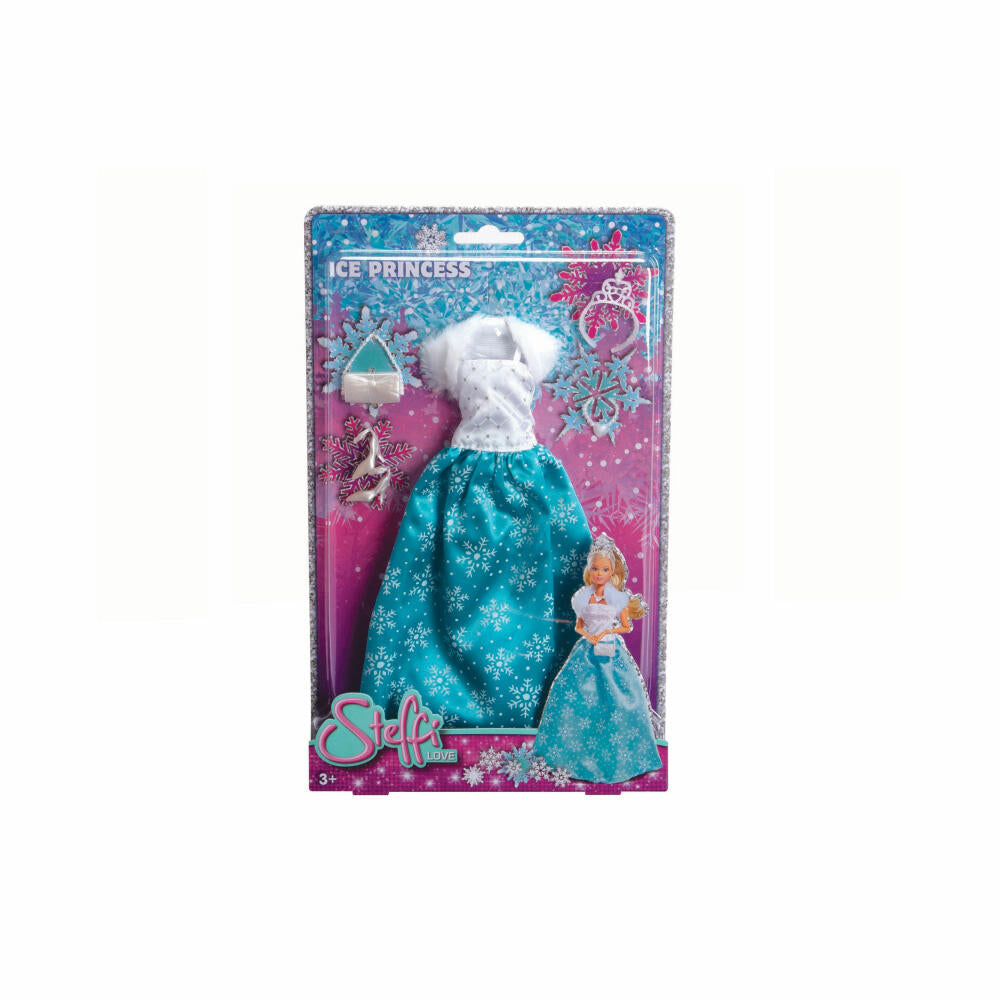 Simba Steffi Love Ice Princess Dress, Ice Princess, Winter Princess, Accessories, for Steffi 29 cm, 105723205
