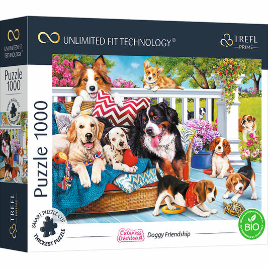 Trefl Puzzle UFT Cuteness Overload: Dog Love, 1000 pieces, 68.3 x 48 cm, 10698
