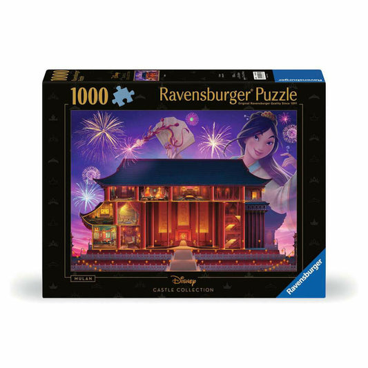 Ravensburger Puzzle Disney Castles - Mulan, Erwachsenenpuzzle, 1000 Teile, 12000260