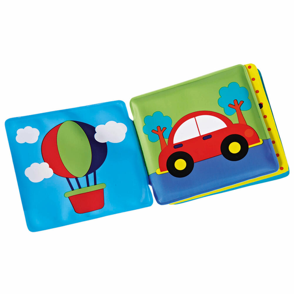 Simba ABC My First Book, Learning Book, Vehicles, Waterproof, with Squeaker, Children, Baby, Toy, 10cm, 104011641