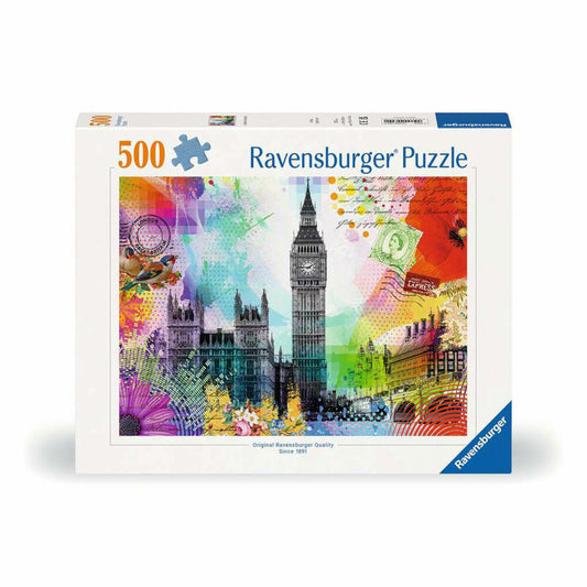 Ravensburger Puzzle Grüße aus London, Erwachsenenpuzzle, 500 Teile, 12000309