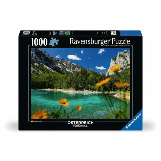 Ravensburger Puzzle Grüner See bei Tragöß, Erwachsenenpuzzle, 1000 Teile, 12000563