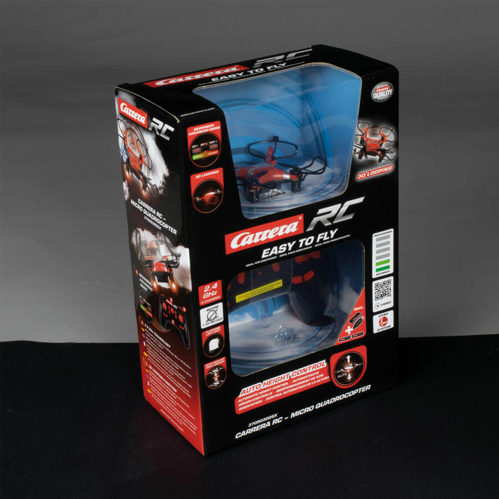Carrera Micro Quadcopter, Remote Controlled, Helicopter, Carrera RC, 2.4 GHz, 370503005X