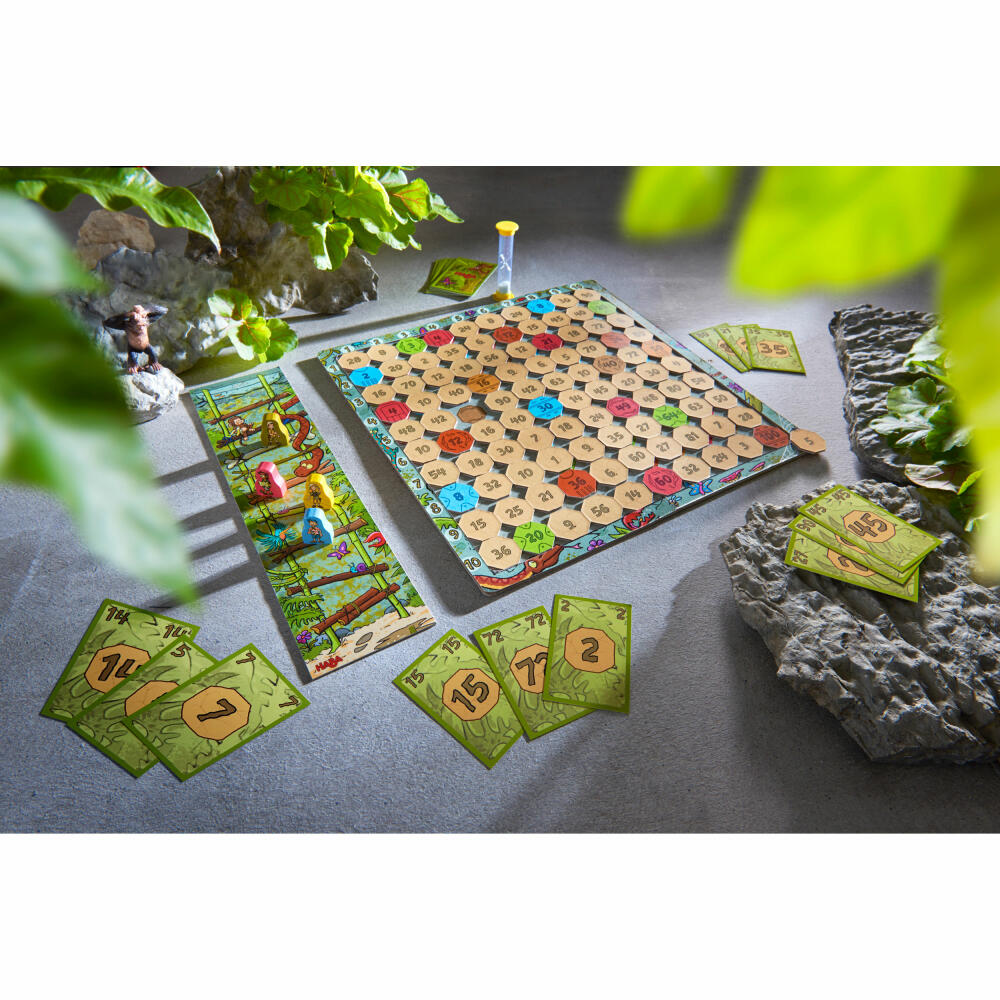 HABA Abenteuer 1x1, Lernspiel, Brettspiel, Rästelspiel, Kinder Spiele, Spielzeug, 303717