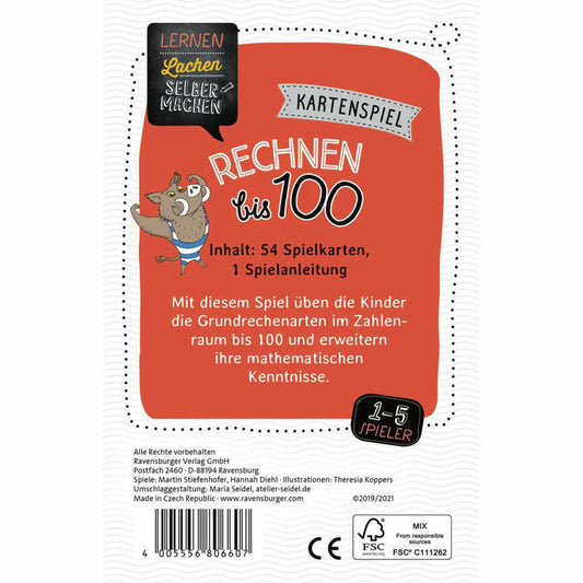Ravensburger Lernspiel Lernen Lachen Selbermachen: Rechnen bis 100, 80660
