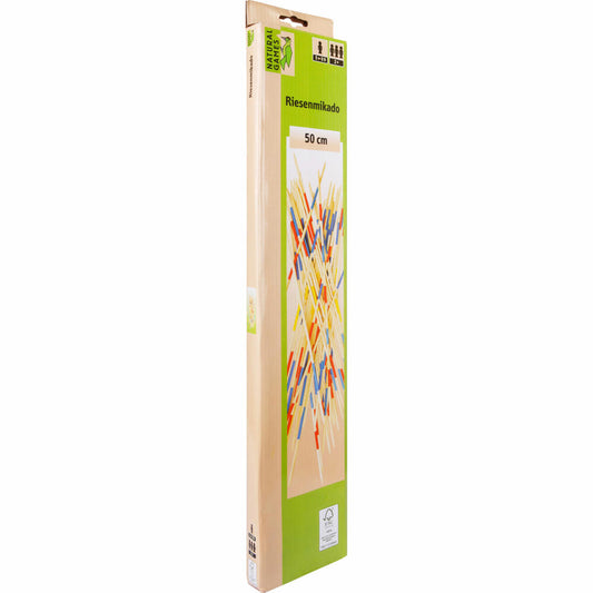 Natural Games Giant Mikado, Mikado, Mikado sticks, family game, game of skill, from 5 years, L 50 cm, 61413065
